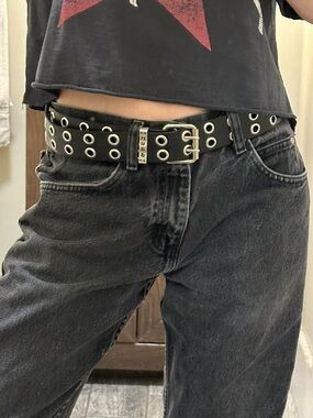 vintage 90s mudd grommet belt
